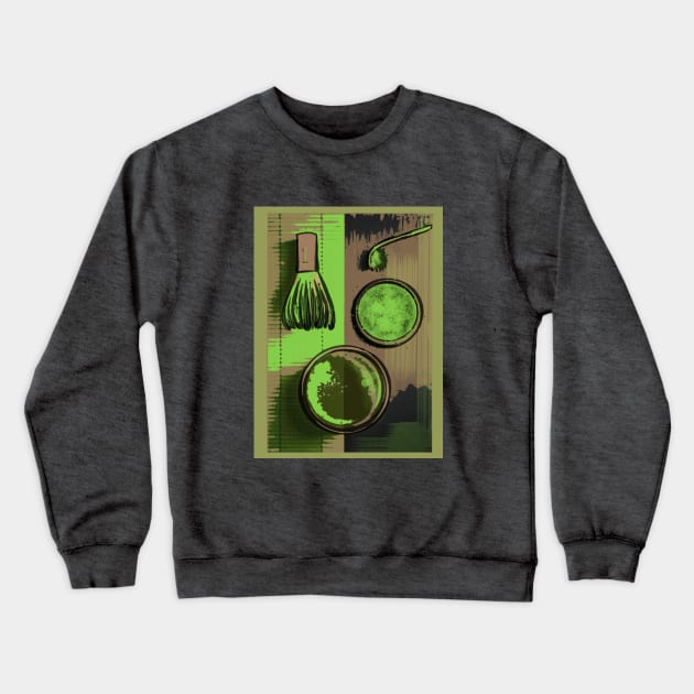 Matcha time Crewneck Sweatshirt by ArtStyleAlice